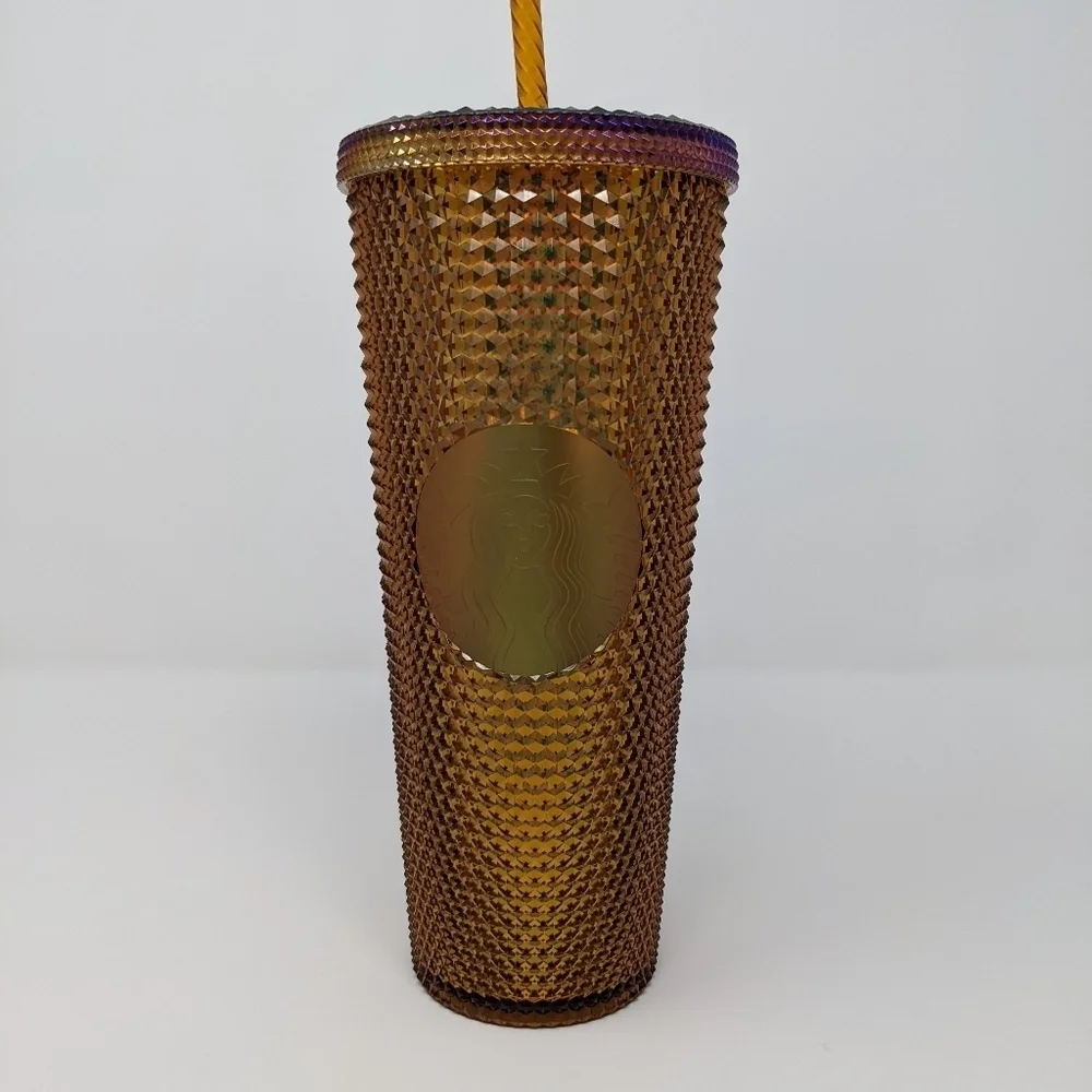 Starbucks nwt anniversary gold studded tumbler